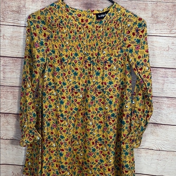 KIDPIK Fall floral dress size Medium 10 - Picture 1 of 5